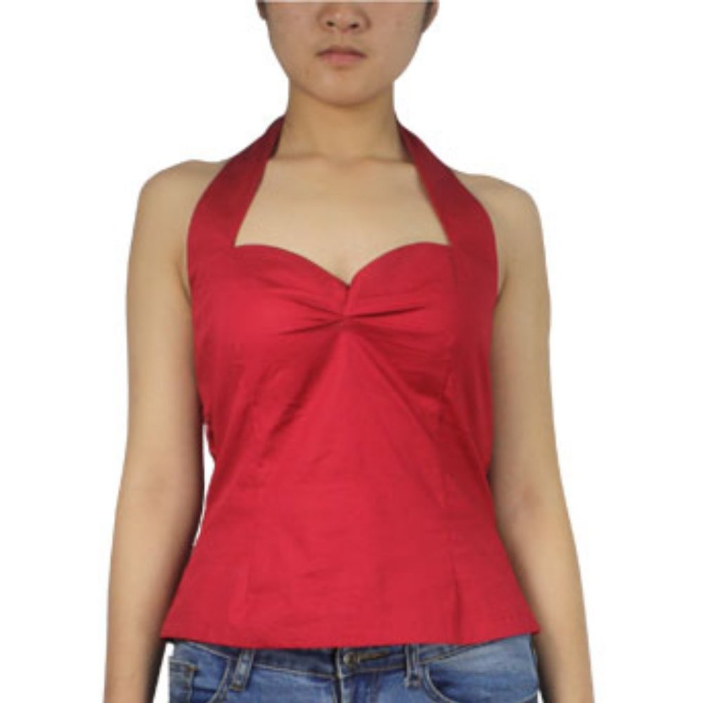 Chic Star Rockabilly Halter Top Plus Size